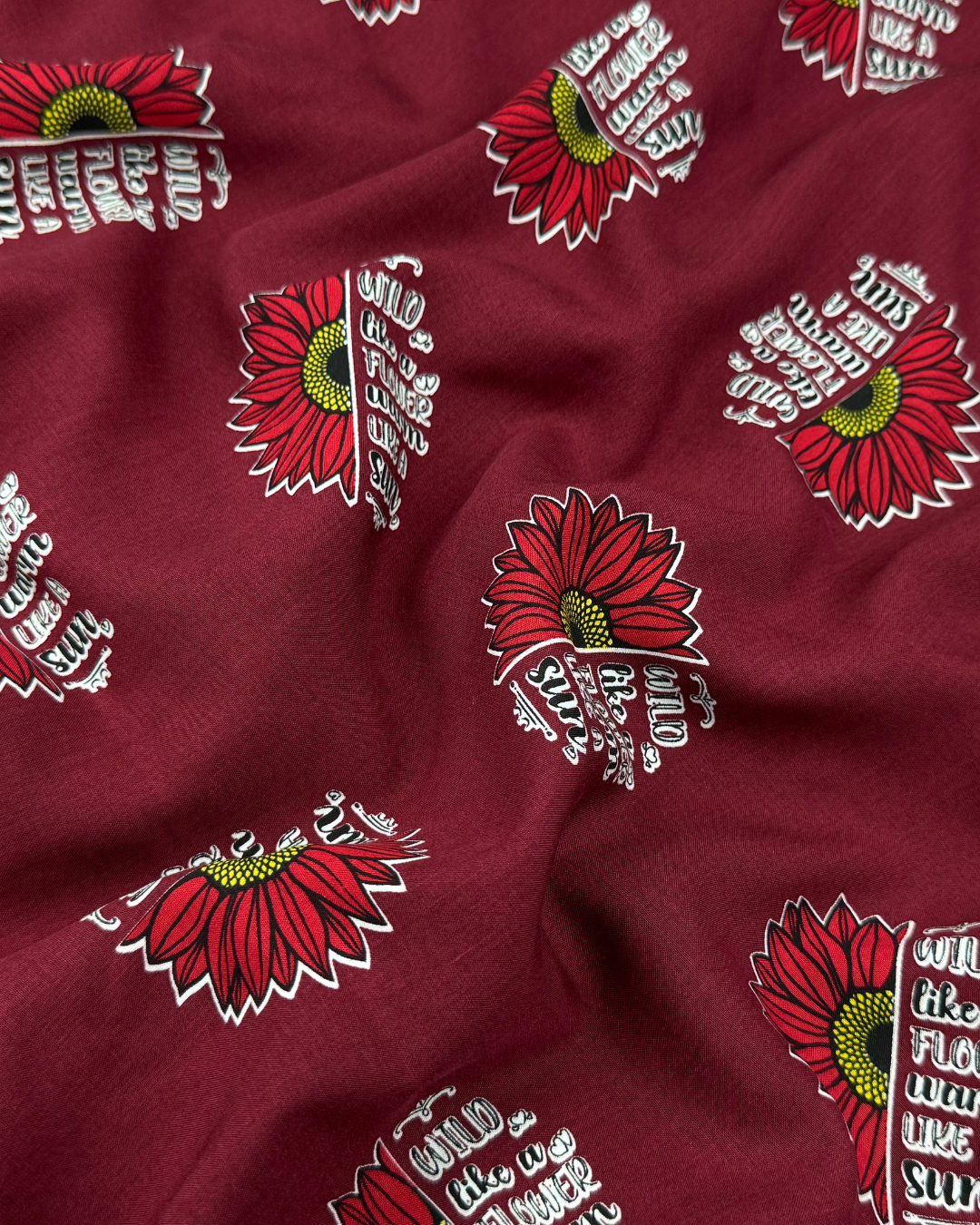 Stone Linen Digital Print (TSLD-S25-0019), digitally printed linen fabric by the meter