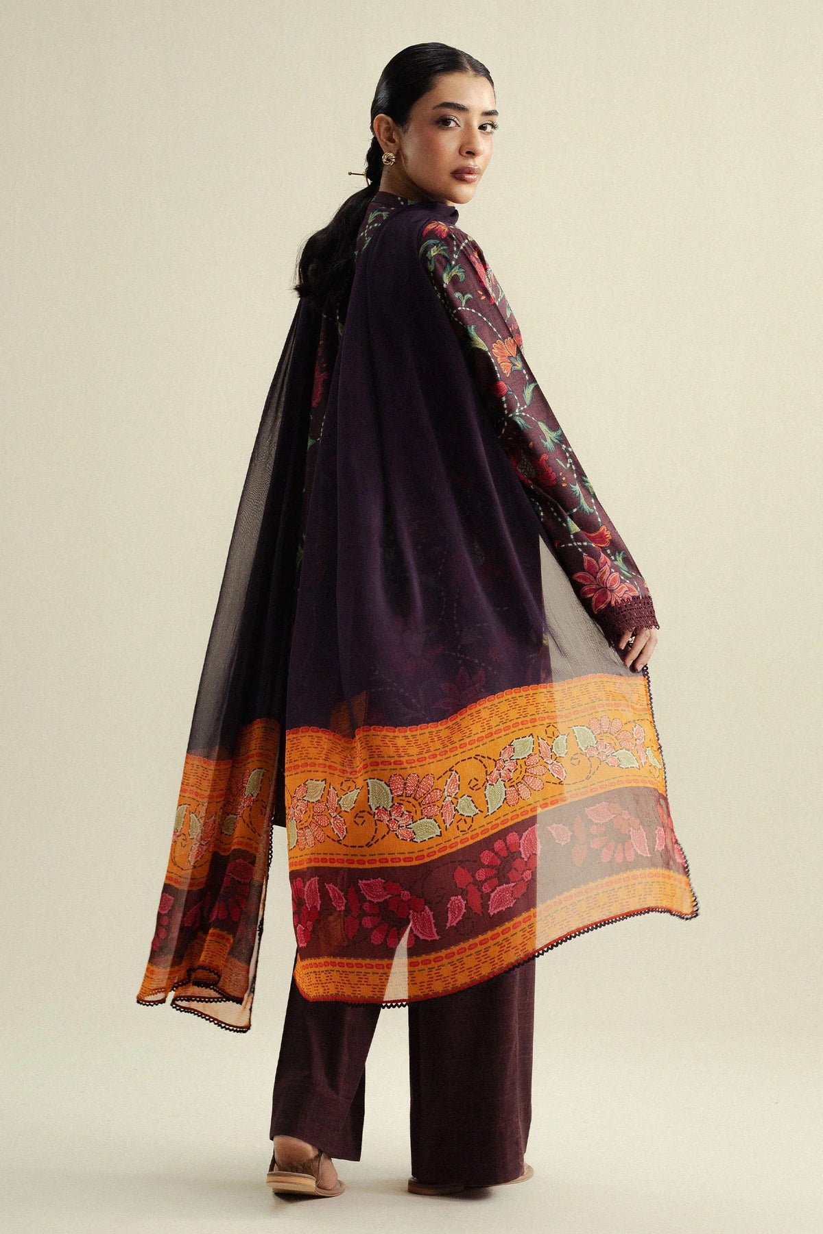 Coco Cambric Prints By Zara Shahjahan D-01A (Meadow), photo 2