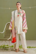 Coco Lawn Prints By Zara Shahjahan D-01A – Zara Shahjahan 3-piece unstitched suit