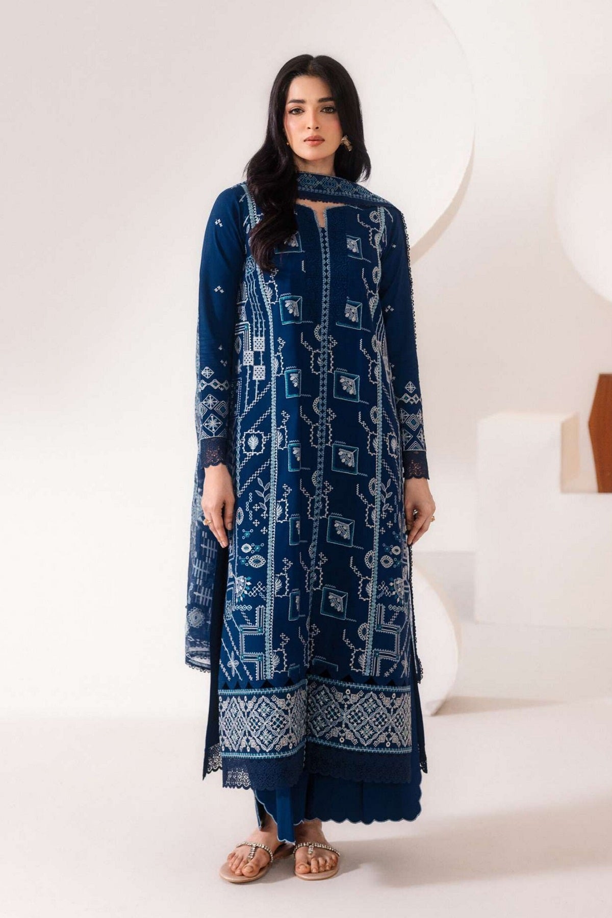Florent Zync Intermix Viscose FL-1A – Florent 3-piece unstitched suit