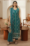 Florence Lawn By Mahnur D-01B – Mahnur 3-piece unstitched suit