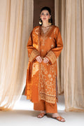 Coral Rangrez Linen CR-01B – Coral 3-piece unstitched suit