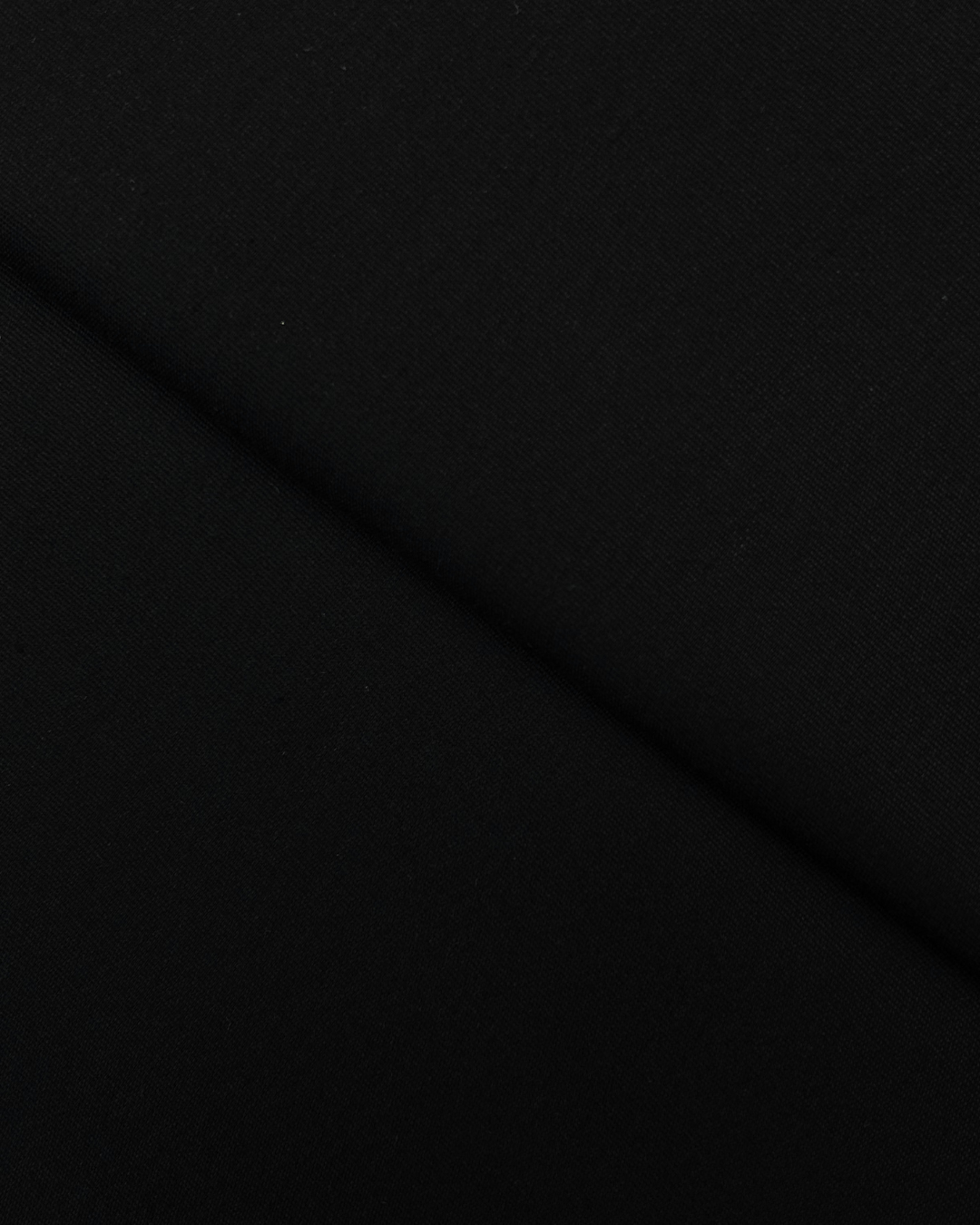 Peach Wool – Black (PWO-W25-001), plain peach wool fabric by the meter
