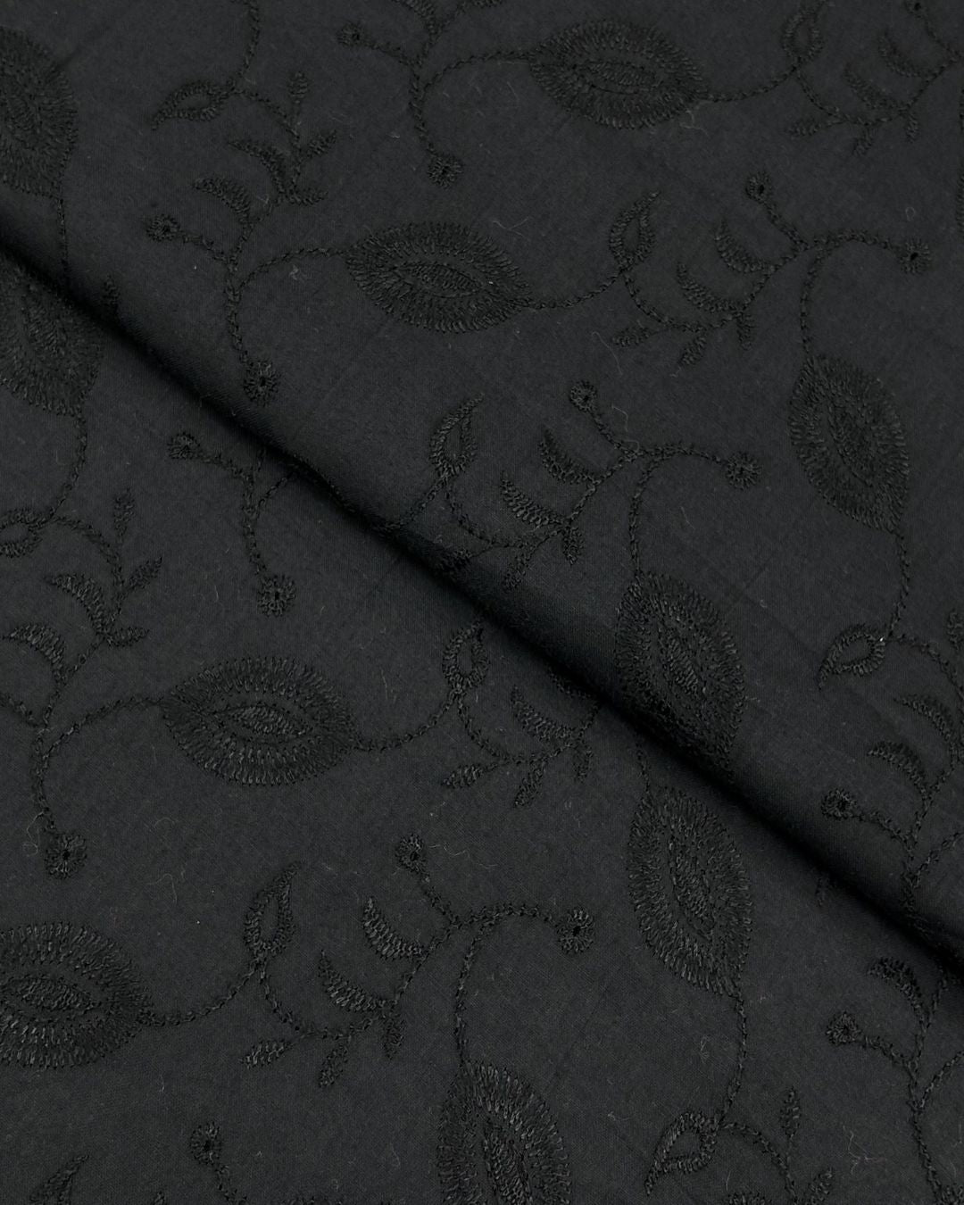 Chikankari Lawn – Black fabric