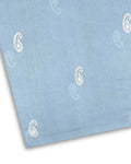 Embroidered Lawn – Ice Blue (MEL-S26-065), embroidered lawn fabric by the meter