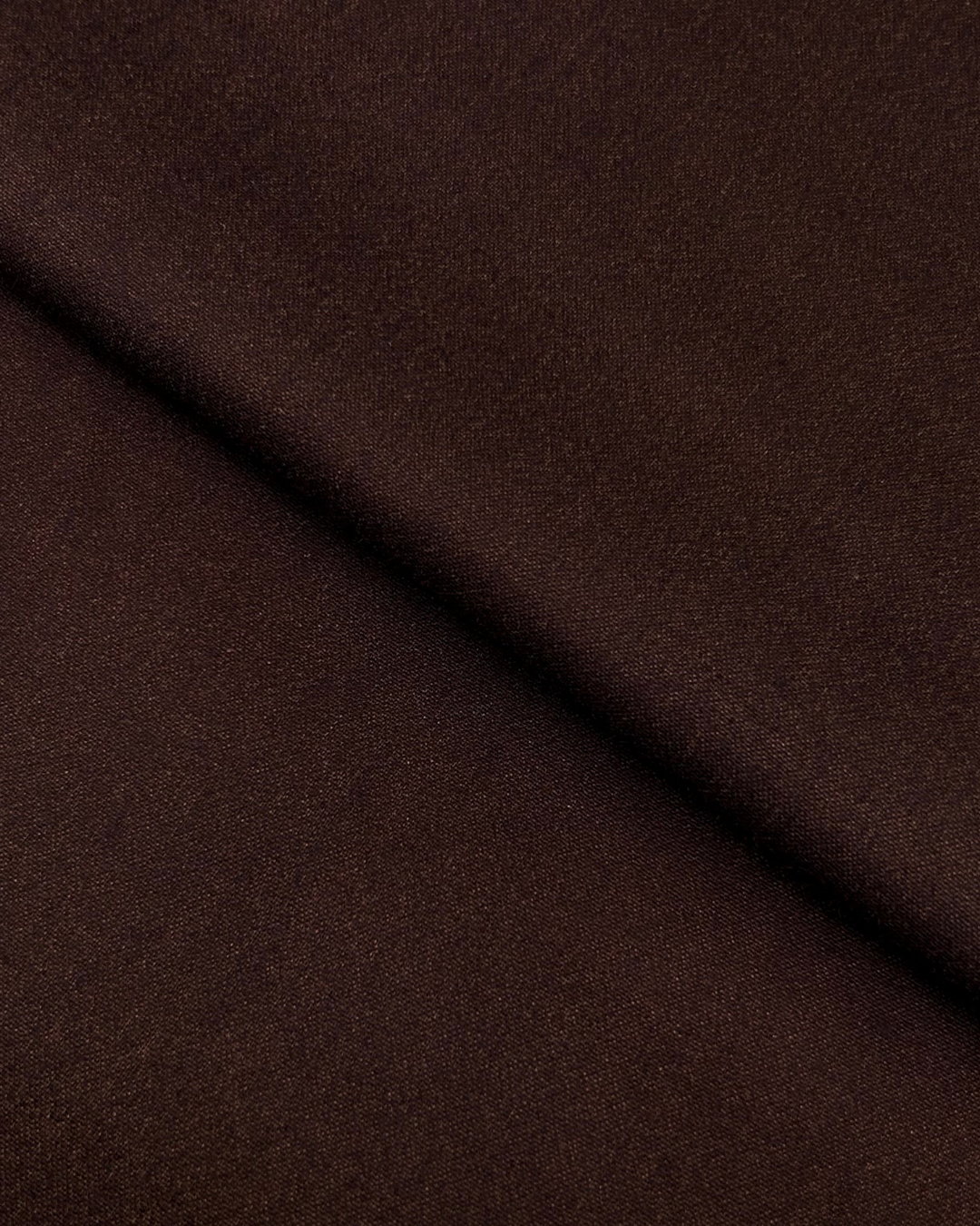Peach Wool – Chocolate, plain peach wool fabric by the meter
