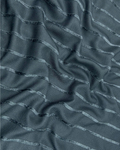 Alpine Velvet Rib – Charcoal, self-textured velvet fabric by the meter