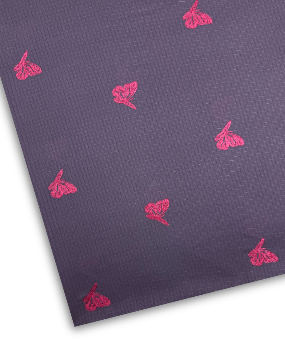 Embroidered Lawn – Purple (MEL-S26-082), embroidered lawn fabric by the meter