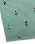 Embroidered Lawn – Aqua fabric