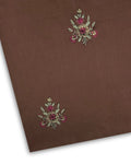 Embroidered Lawn – Chikoo fabric