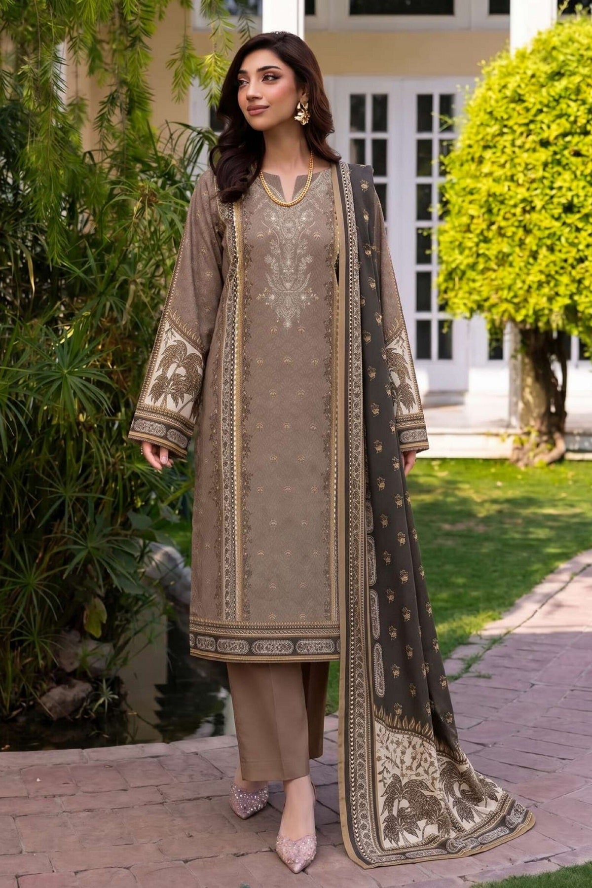Rang Print Linen By Motifz 2642 – Motifz 3-piece unstitched suit