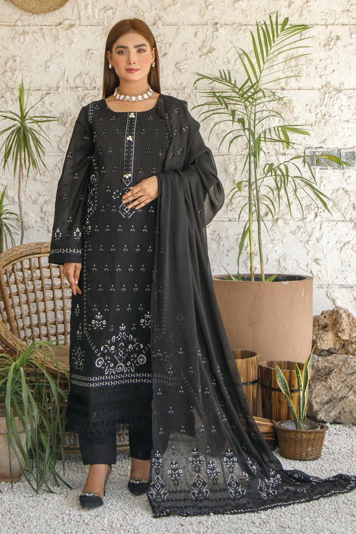 Marjjan Premium Lawn MNC-206A – Marjjan 3-piece unstitched suit