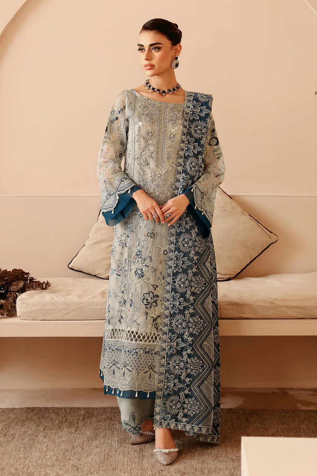 Ramsha Festive Formal E-207 – Ramsha 3-piece unstitched suit