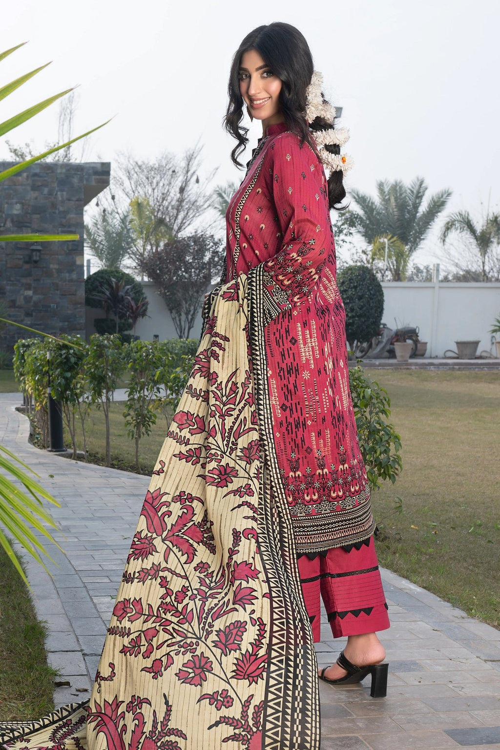 Murashe Mannat Print Lawn D-10, photo 2