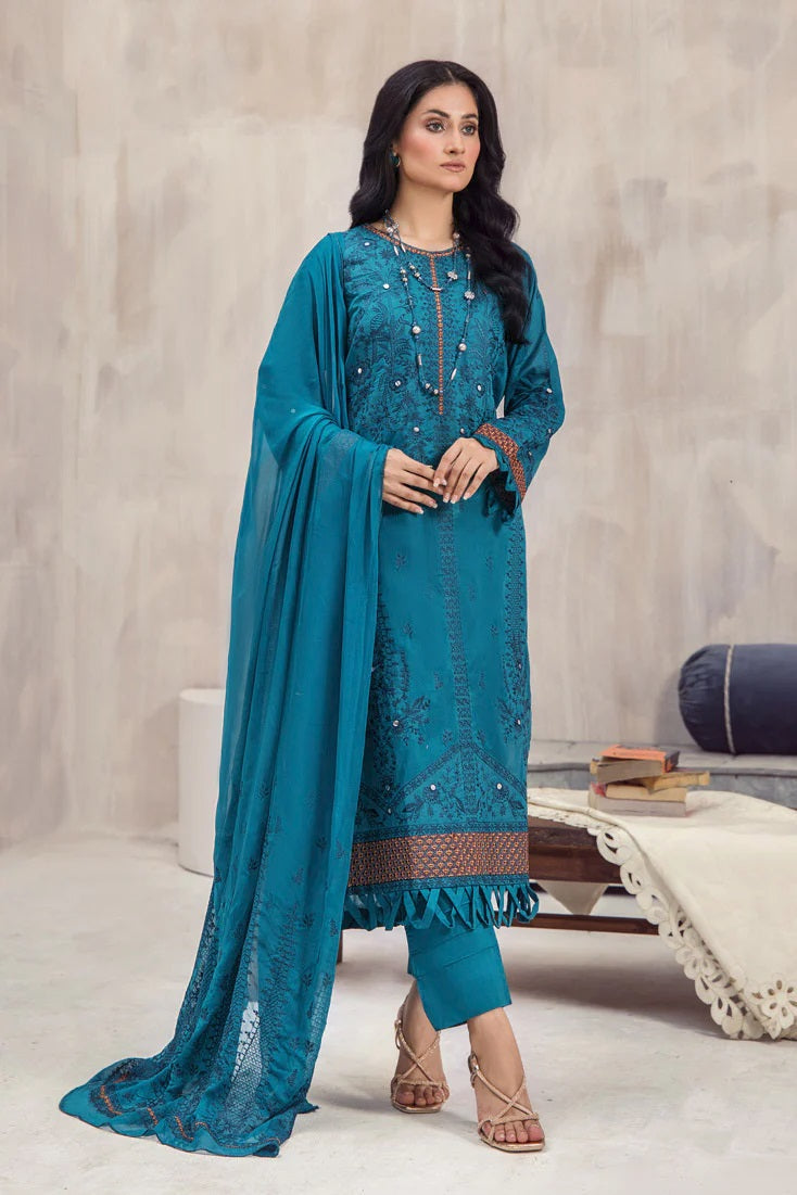 Marjjan Premium Lawn MNC-217D – Marjjan 3-piece unstitched suit