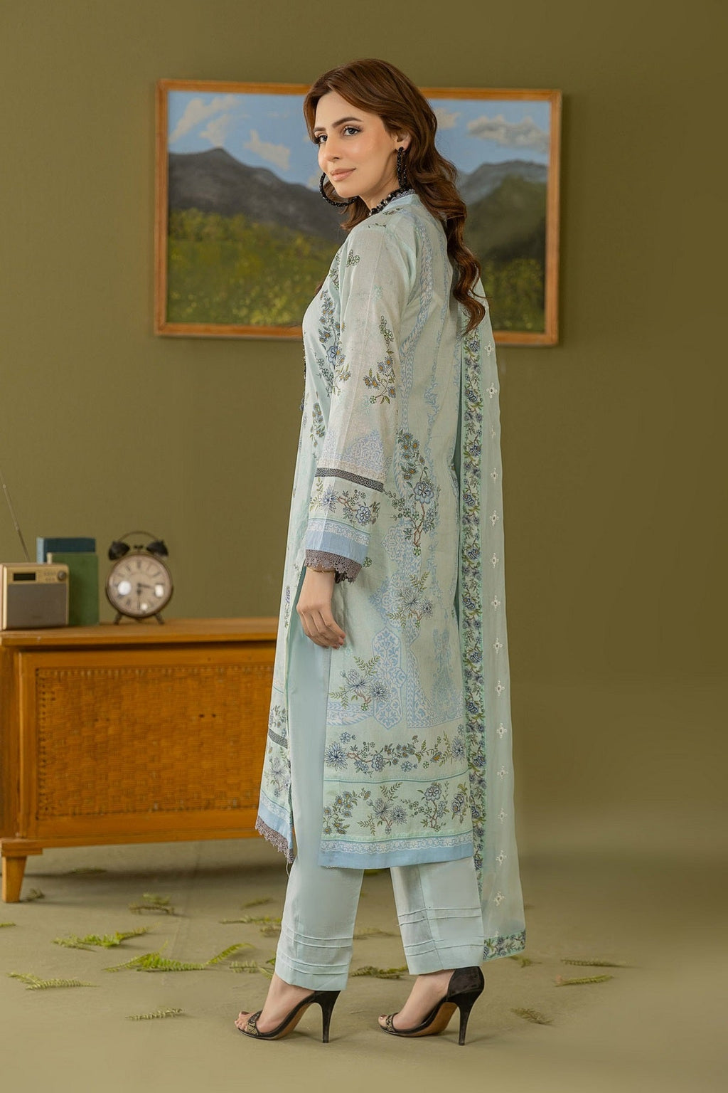 Smile Print Lawn By Azam Arts D-2177, photo 2