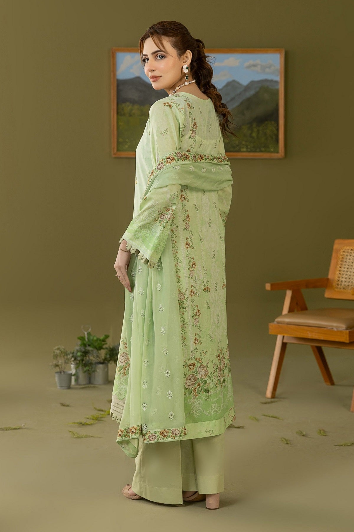 Smile Print Lawn By Azam Arts D-2181, photo 2