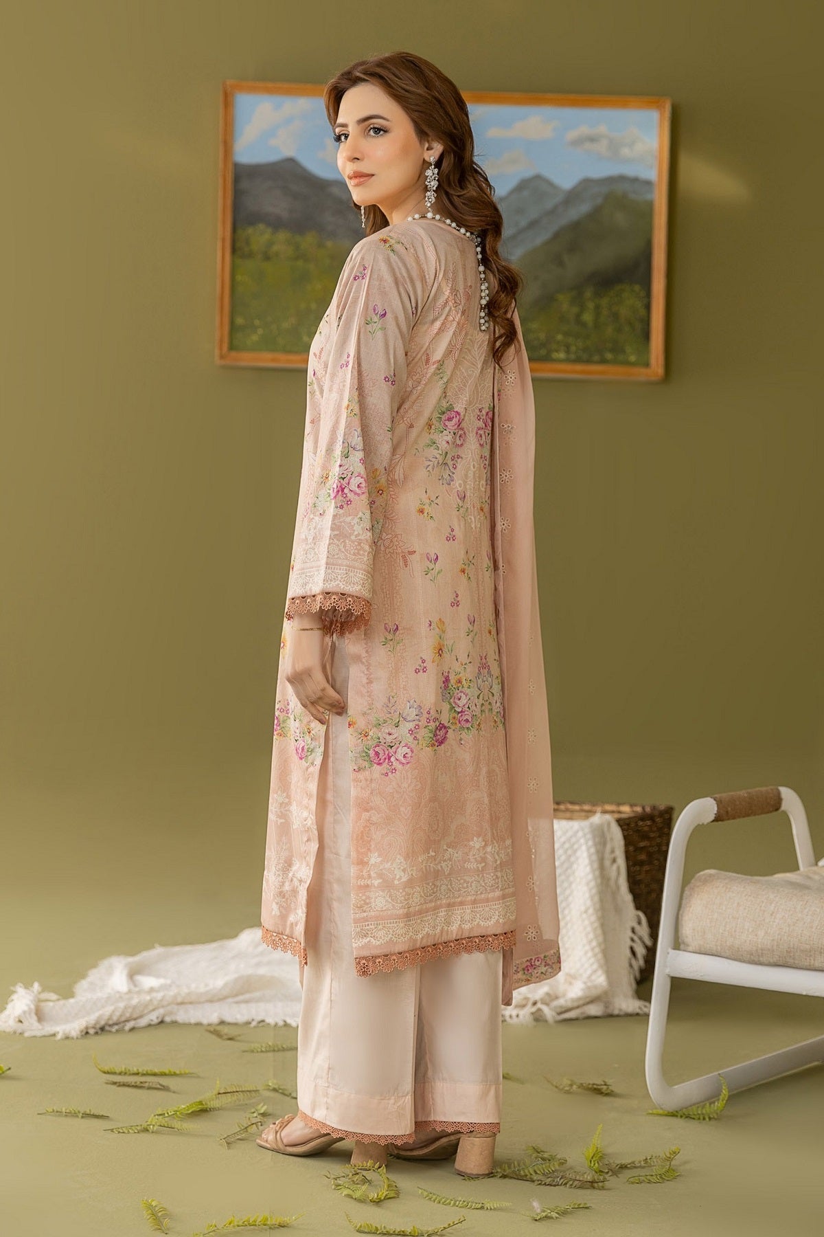 Smile Print Lawn By Azam Arts D-2185, photo 2