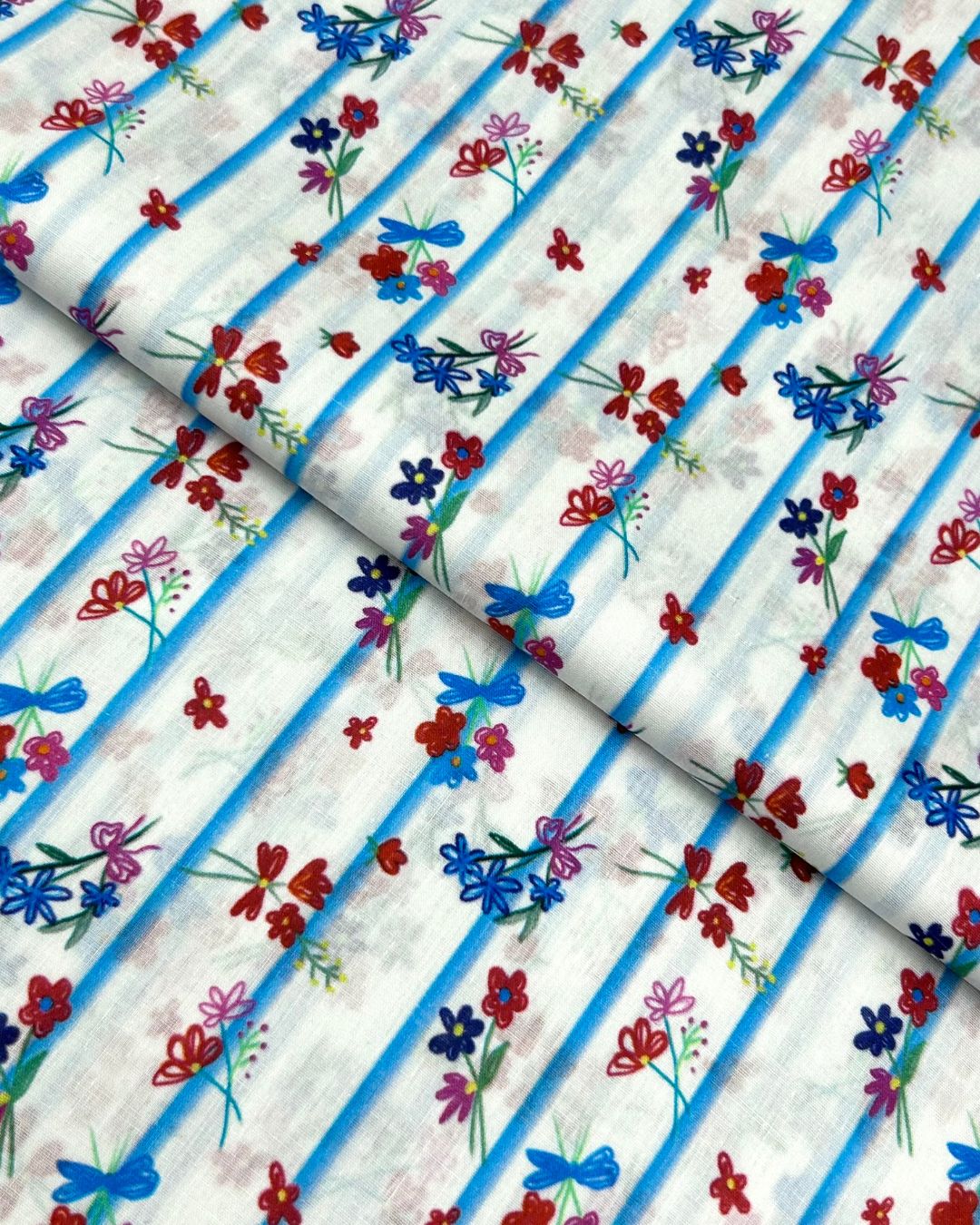 Rang e Bahar Digital Print Lawn fabric
