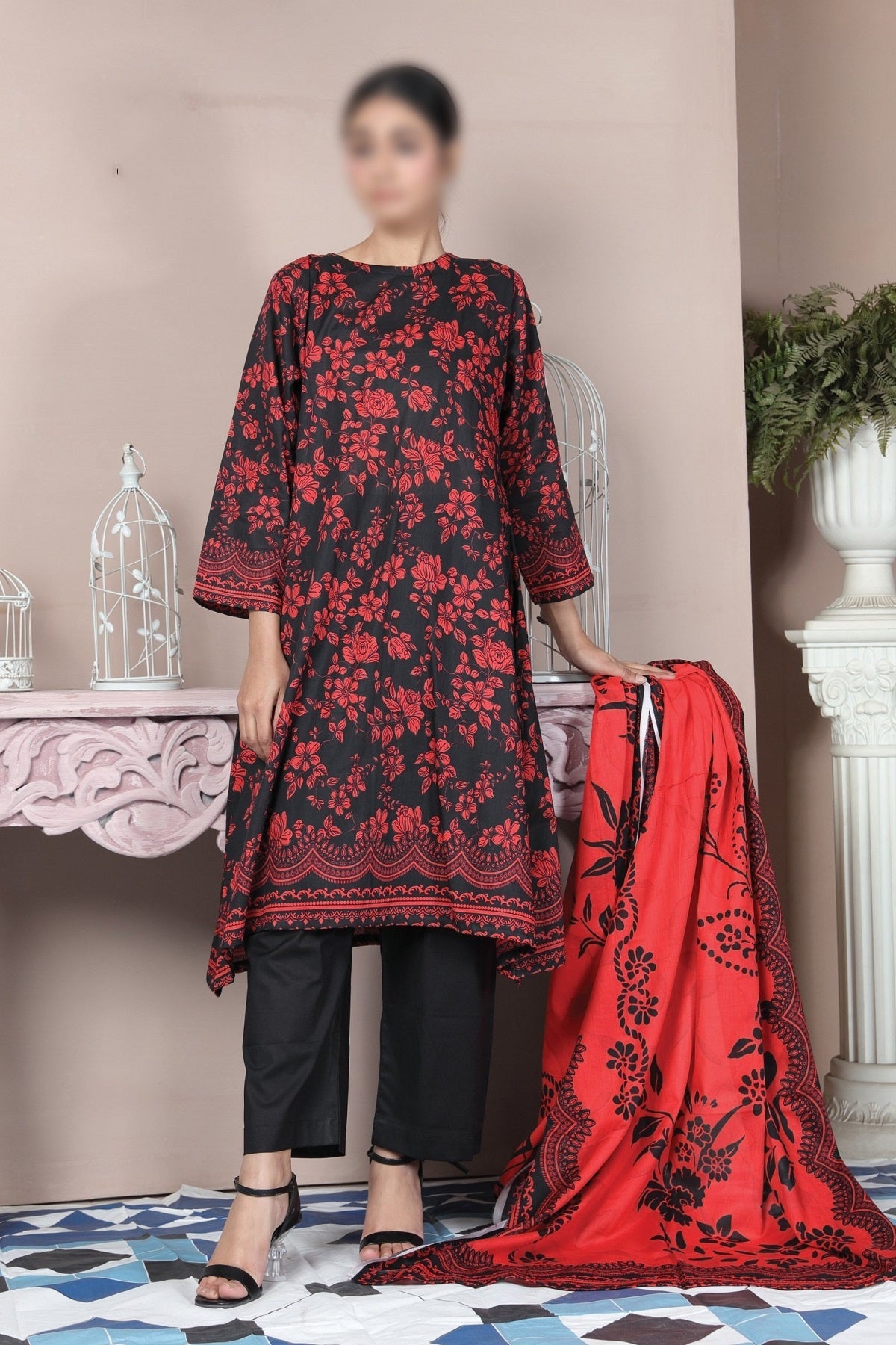 Alishba Print Lawn RL-2221 by Colorita – Colorita 3-piece unstitched suit