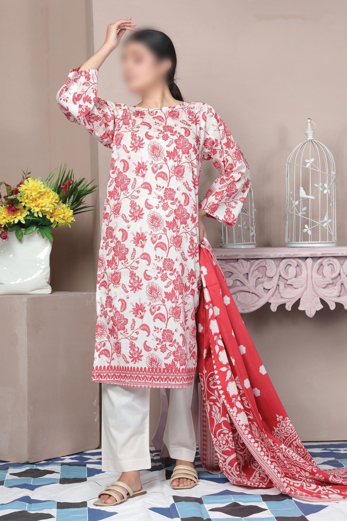 Alishba Print Lawn RL-2227 by Colorita – Colorita 3-piece unstitched suit