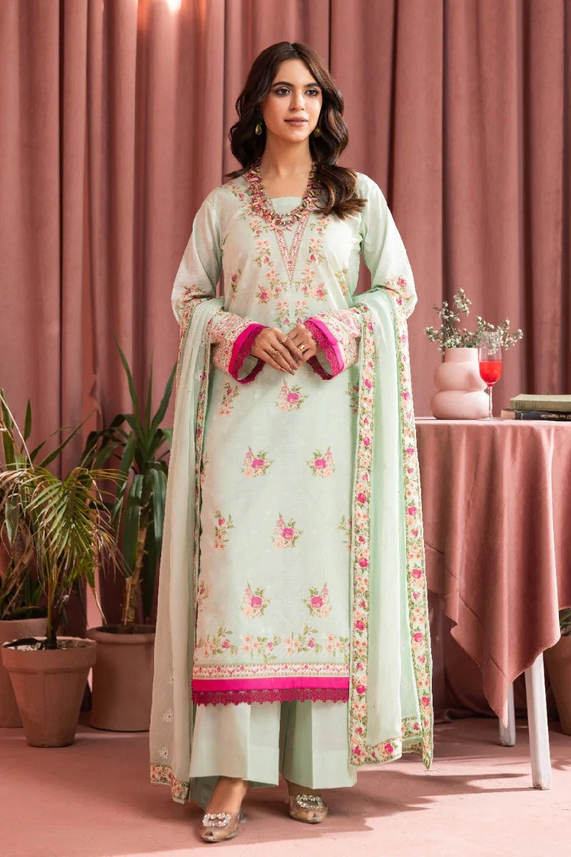 Pankh Bahar Print Lawn By Azam Arts D-2244 – Azam Arts 3-piece unstitched suit