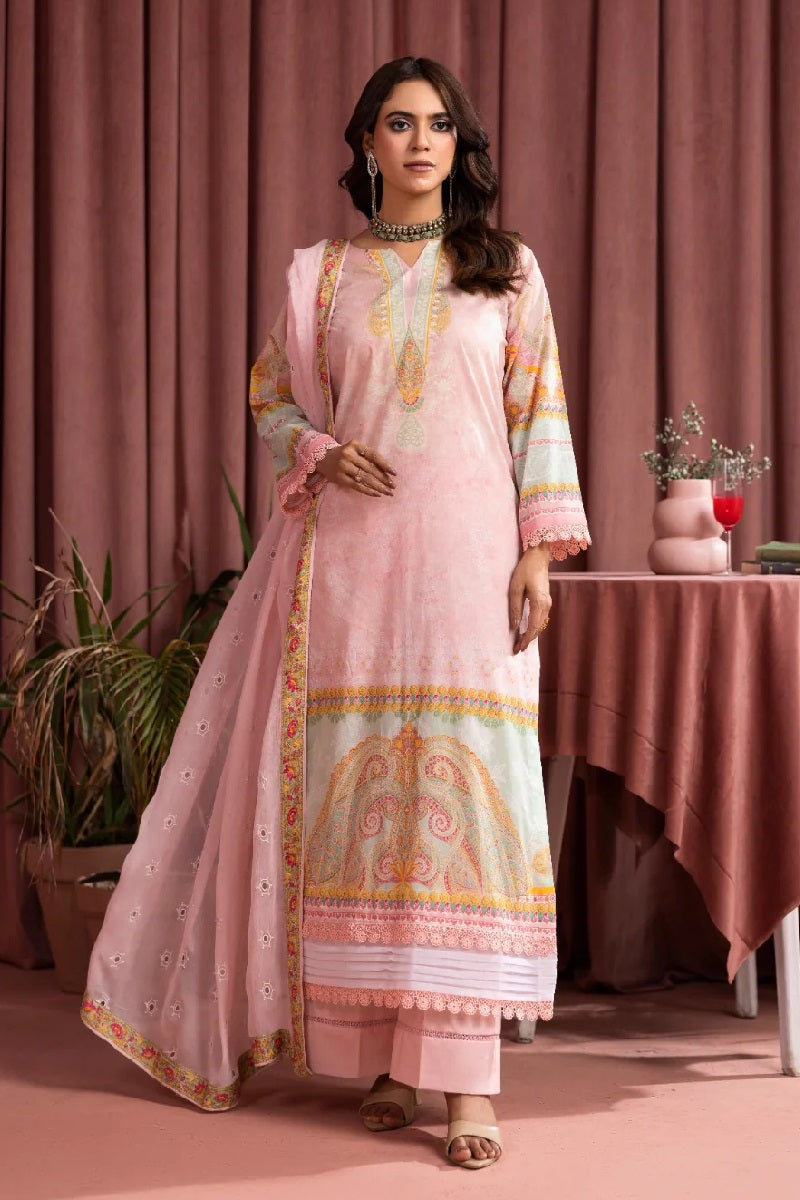 Pankh Bahar Print Lawn By Azam Arts D-2245 – Azam Arts 3-piece unstitched suit