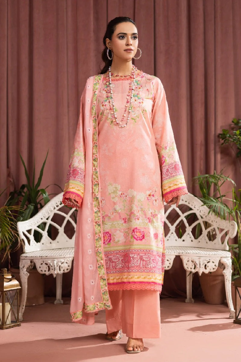 Pankh Bahar Print Lawn By Azam Arts D-2250 – Azam Arts 3-piece unstitched suit