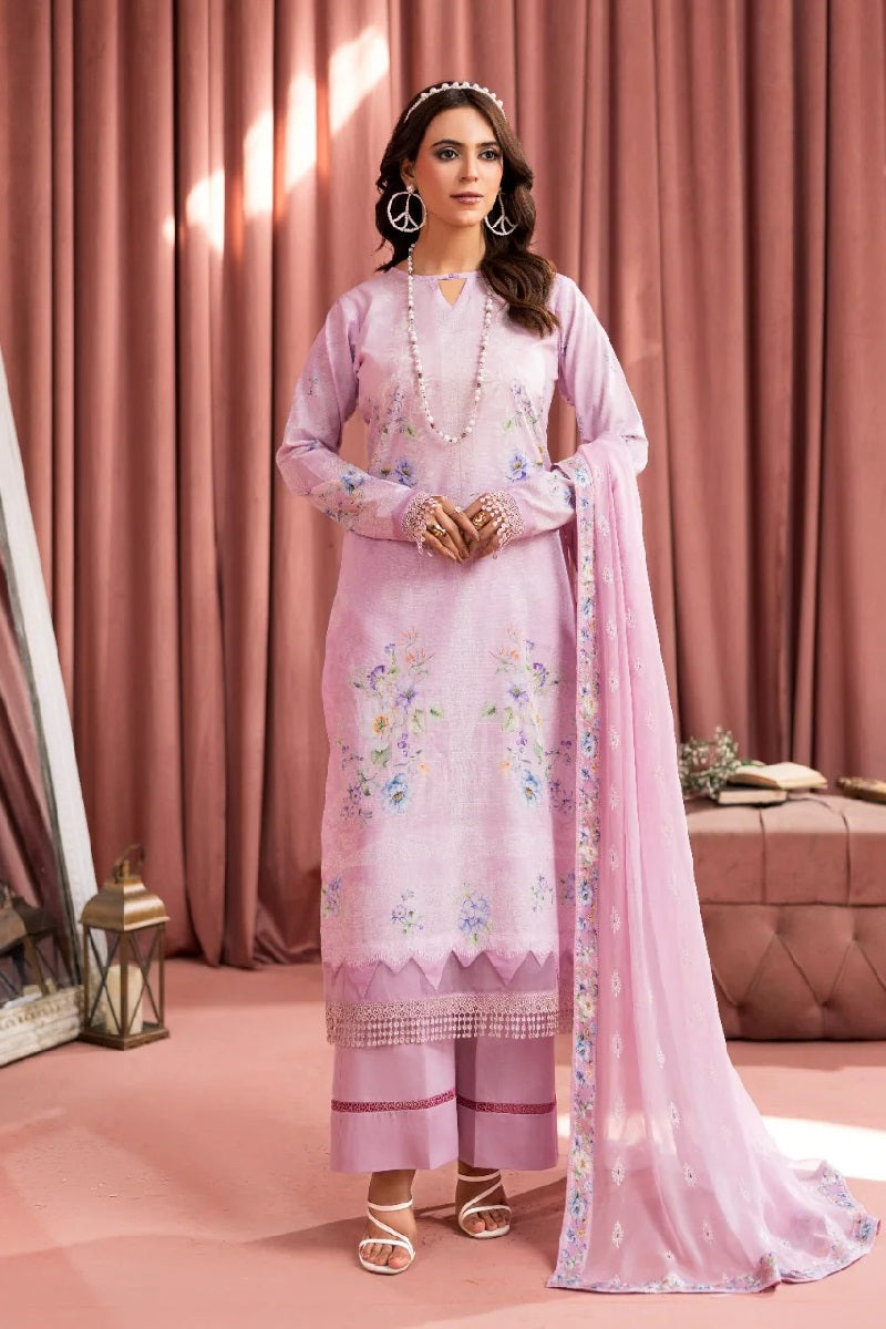 Pankh Bahar Print Lawn By Azam Arts D-2256 – Azam Arts 3-piece unstitched suit