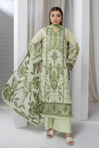 Rangoon Lawn By Azam Arts D-2263 – Azam Arts 3-piece unstitched suit