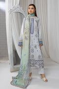Rangoon Lawn By Azam Arts D-2264 – Azam Arts 3-piece unstitched suit