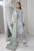 Rangoon Lawn By Azam Arts D-2264 – Azam Arts 3-piece unstitched suit