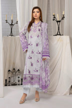 Rangoon Lawn By Azam Arts D-2265 – Azam Arts 3-piece unstitched suit