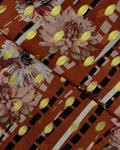 Golden Broshia Print Lawn fabric