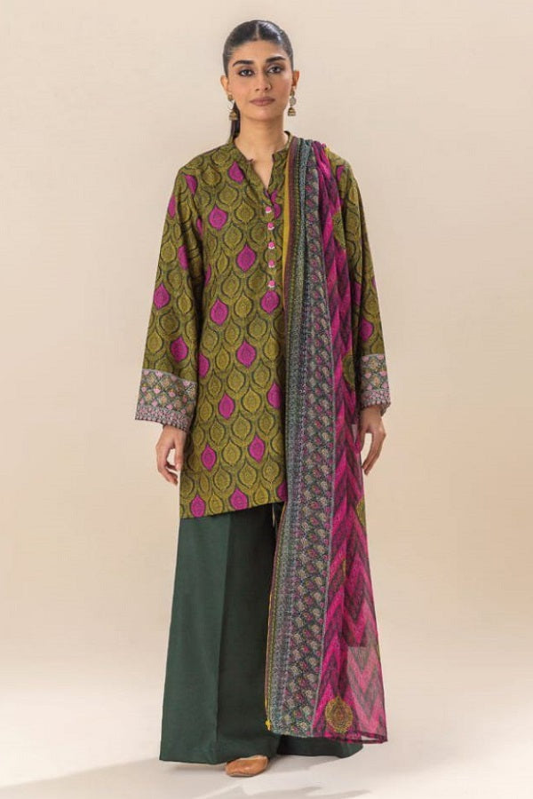 Beechtree Lawn 23U33 – Beechtree 3-piece unstitched suit