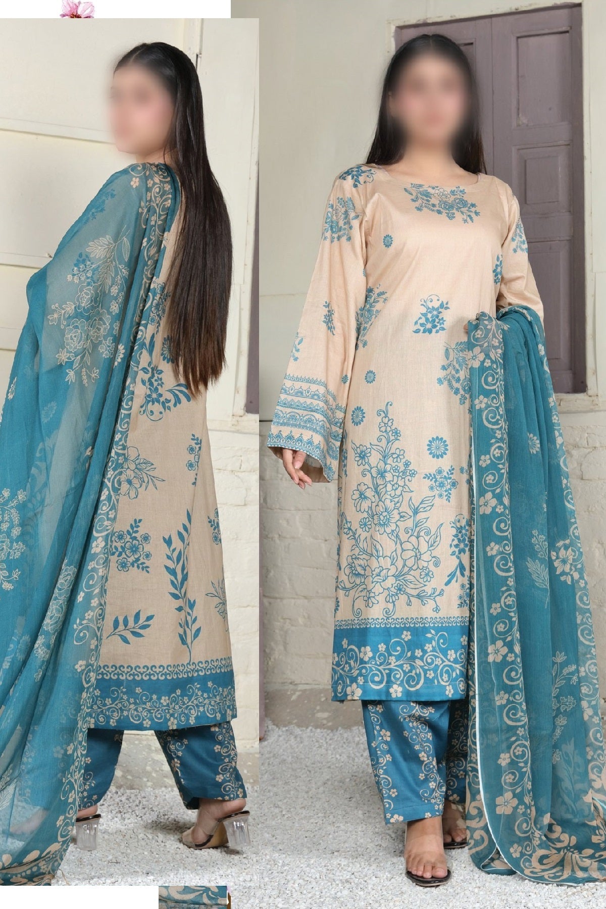 Colorita Print Lawn RL-24 – Colorita 3-piece unstitched suit