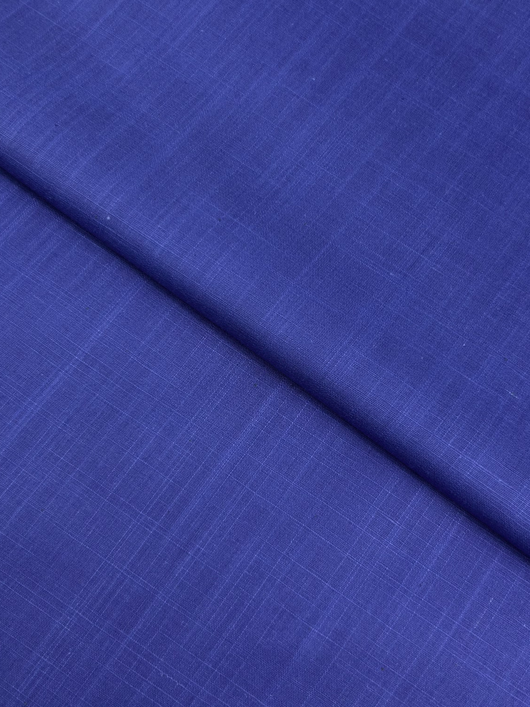 Slub Intermix Lawn – Blue fabric