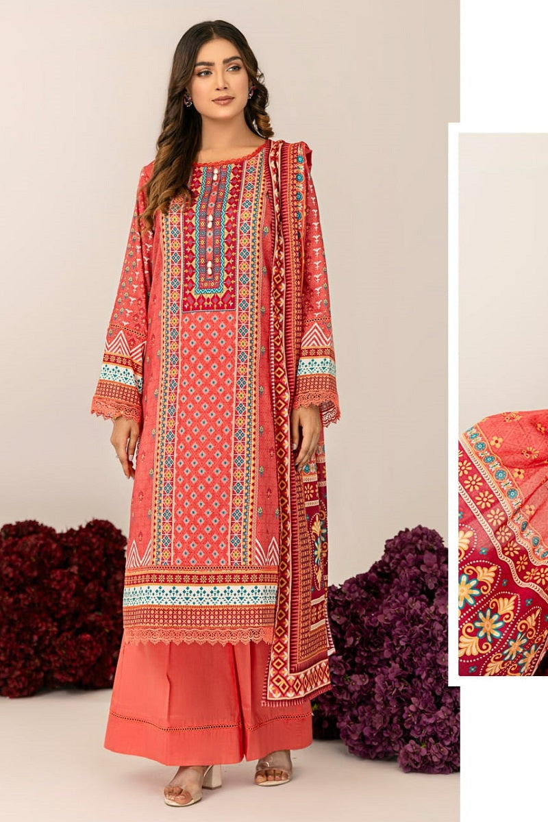 Sundas Print Lawn D-2592 by Murashe – Murashe 3-piece unstitched suit