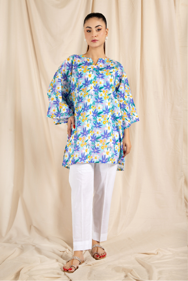 Printed Multi Lawn Pret Shirt by The Fabric Store