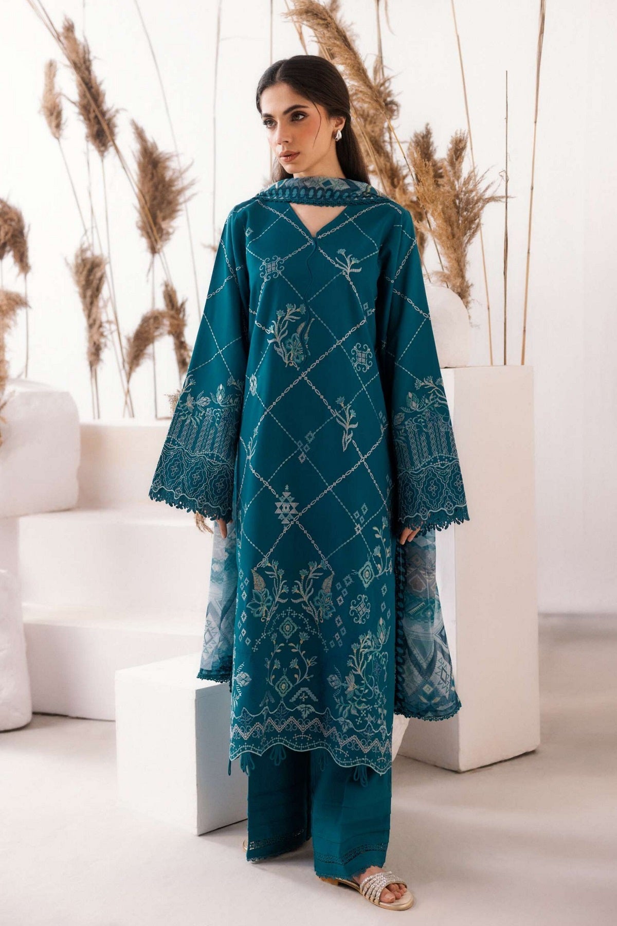 Florent Zync Intermix Viscose FL-2A – Florent 3-piece unstitched suit