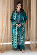 Coral Rangrez Linen CR-02A – Coral 3-piece unstitched suit