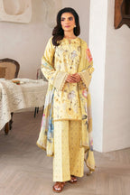 Florent Print Lawn FL-2A – Florent 3-piece unstitched suit