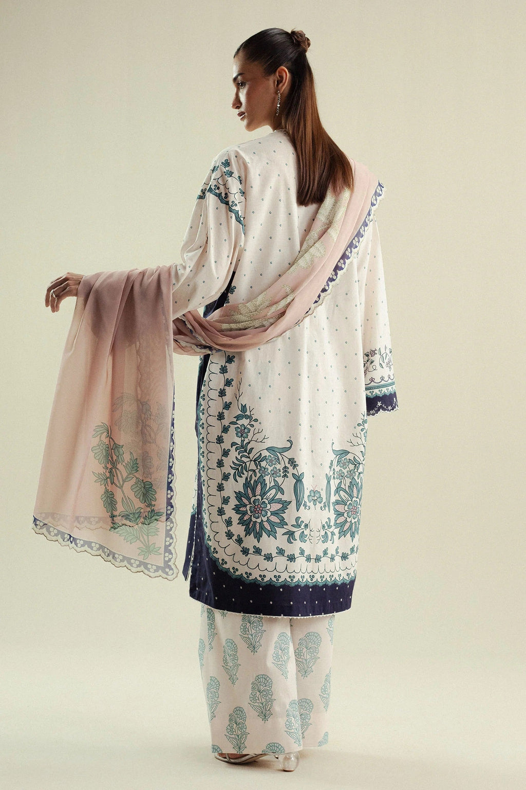 Coco Cambric Prints By Zara Shahjahan D-02B (Muse), photo 2