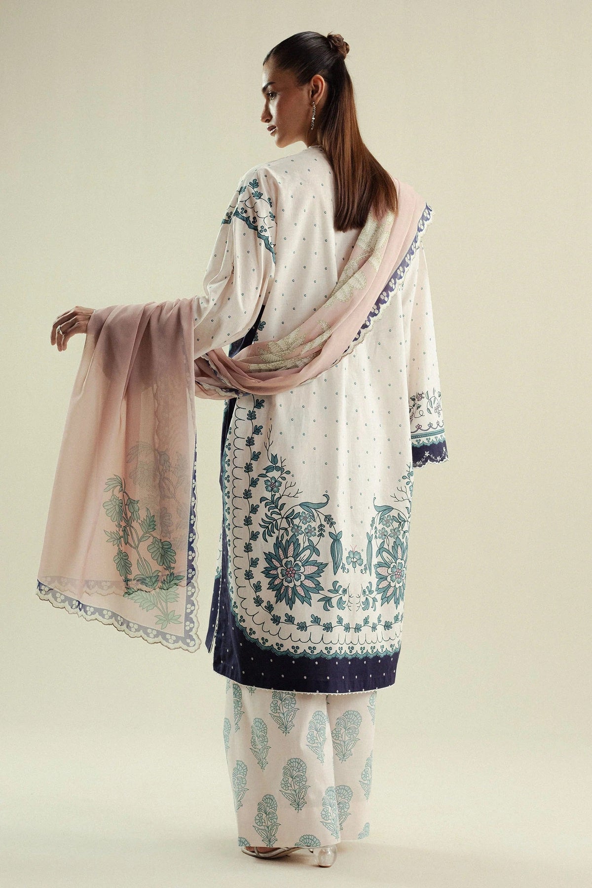 Coco Cambric Prints By Zara Shahjahan D-02B (Muse), photo 2