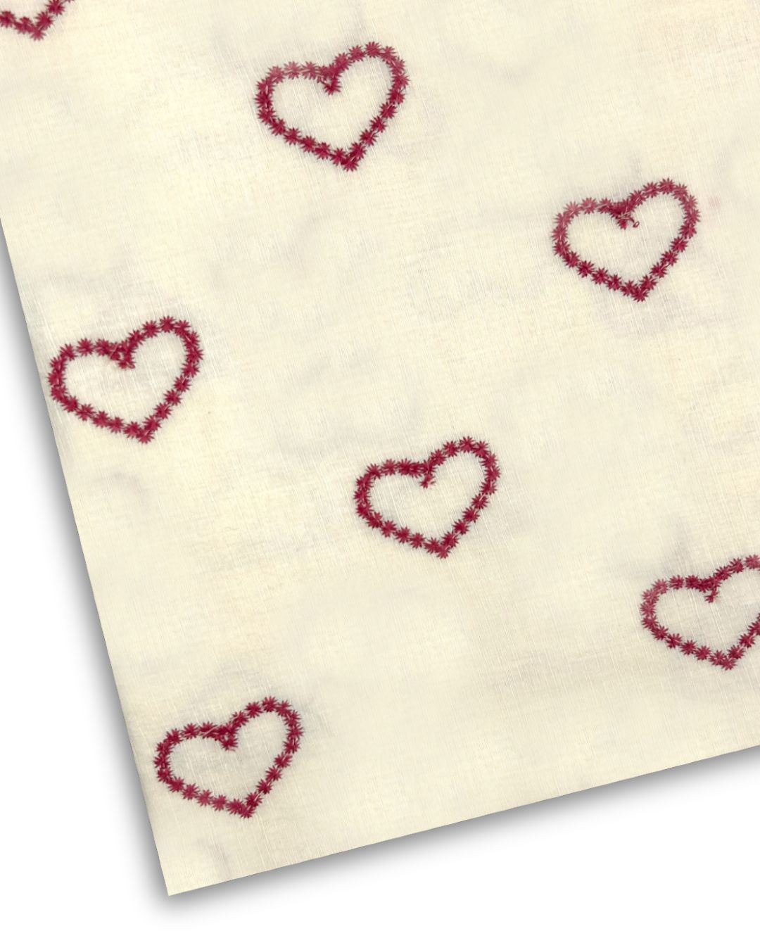 Embroidered Lawn – Cream (MEL-S26-091), embroidered lawn fabric by the meter