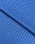 Doria Lawn – Ink Blue, self-textured lawn fabric by the meter