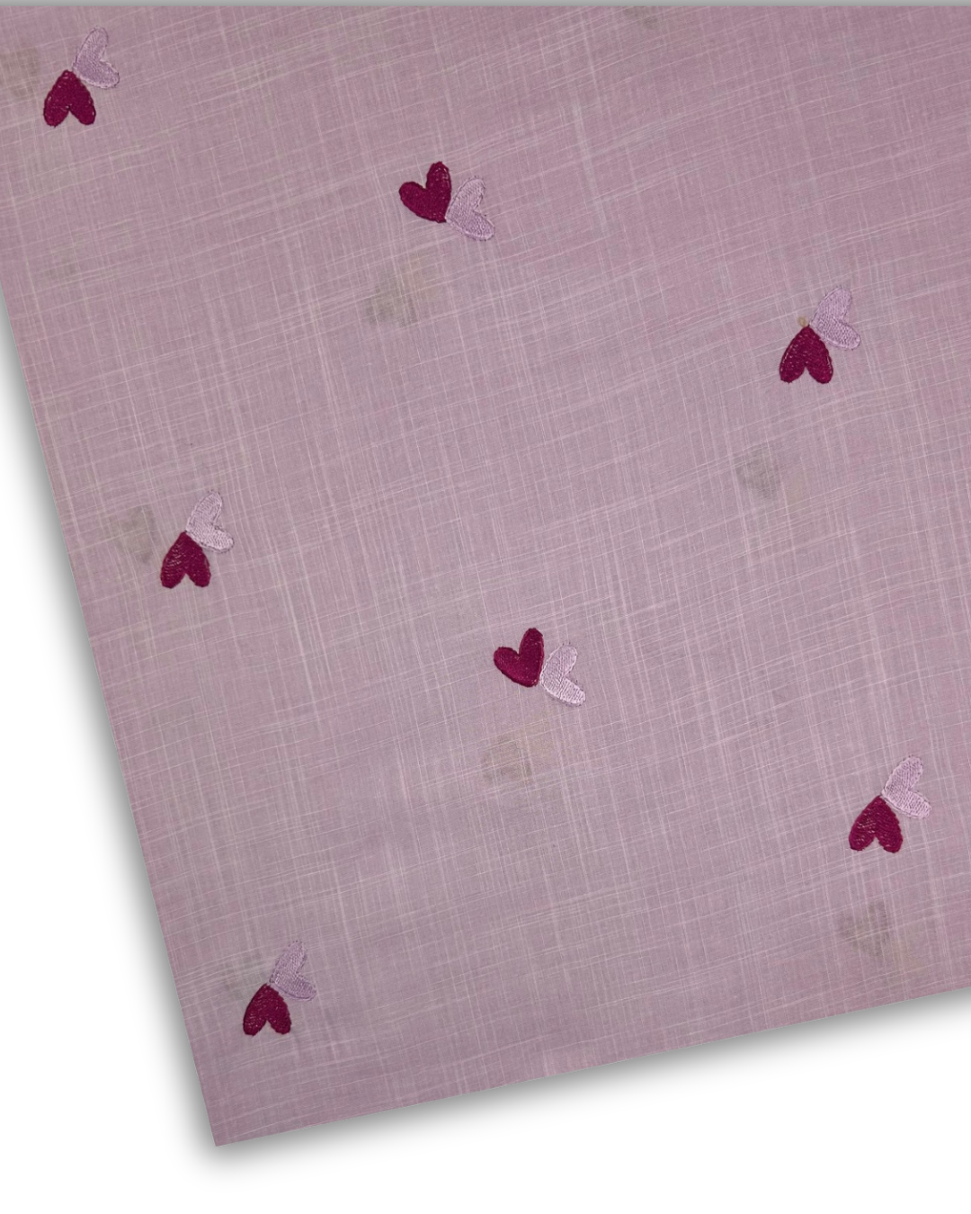 Embroidered Lawn – Lilac (MEL-S26-116), embroidered lawn fabric by the meter
