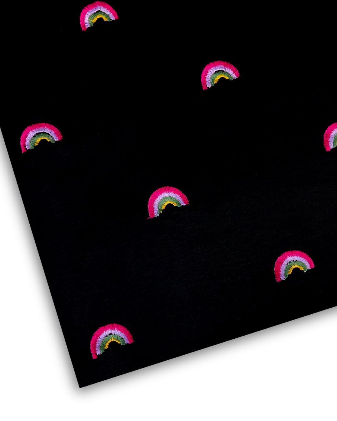 Embroidered Khaddar – Black (MEK-W26-0021), embroidered khaddar fabric by the meter