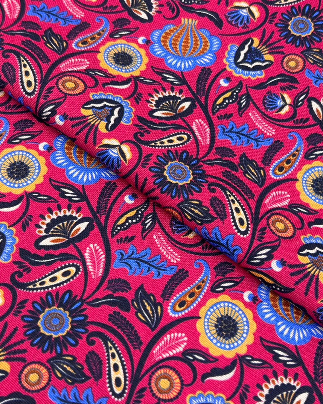 Khaddar Digital Print (PKDP-W26-0114), digitally printed khaddar fabric by the meter