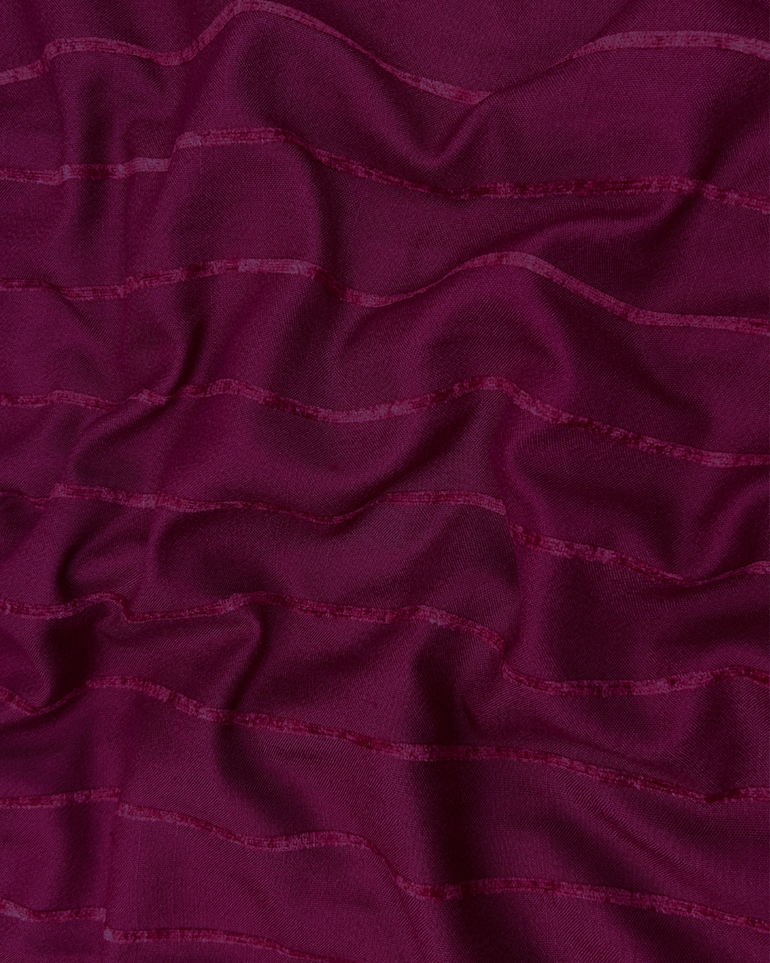 Alpine Velvet Rib – Magenta, self-textured velvet fabric by the meter